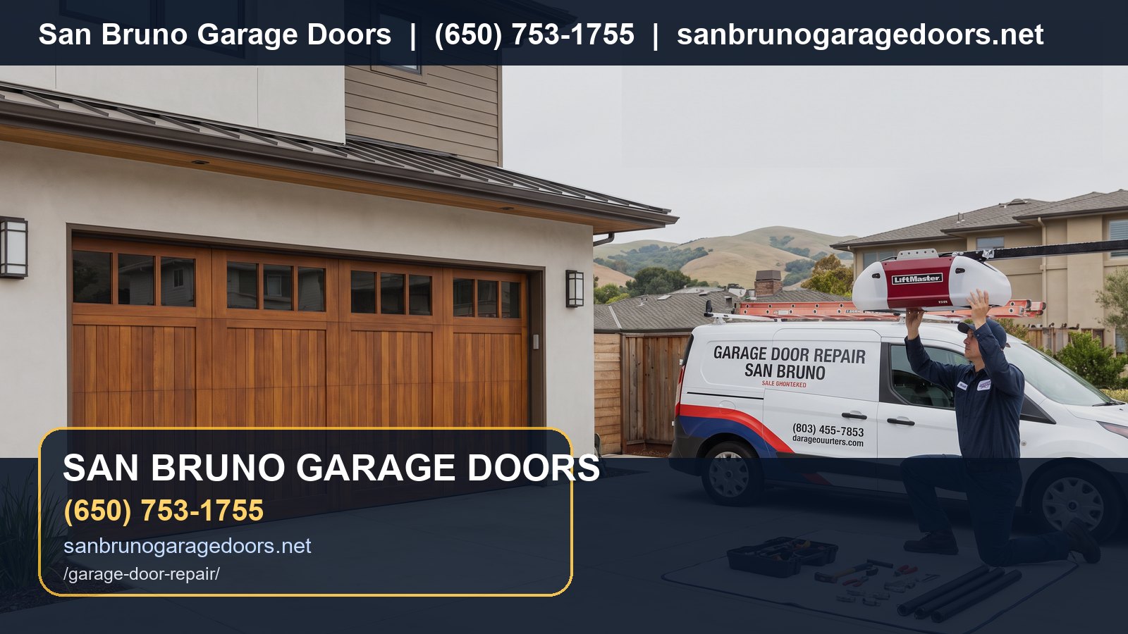 Garage Door Repair San Bruno branded visual