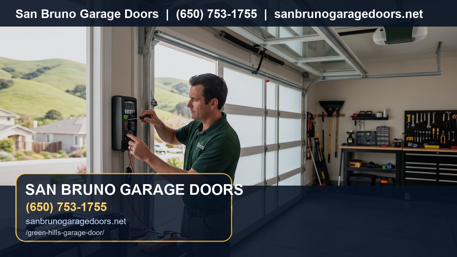 Green Hills Garage Door Service branded visual