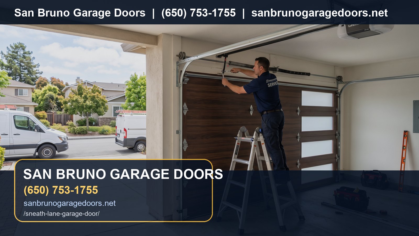 Sneath Lane Garage Door Service branded visual